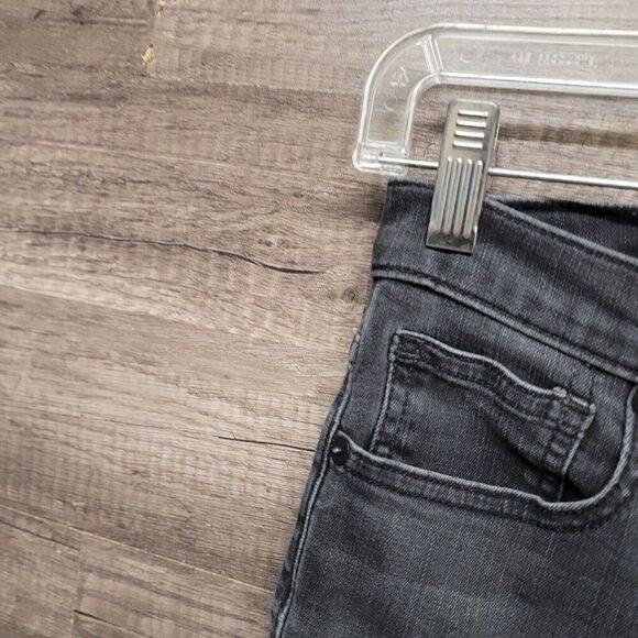 Madewell Jeans Womens Size 25 Tall 9" High Rise Skinny Washed Black - Picture 4 of 13